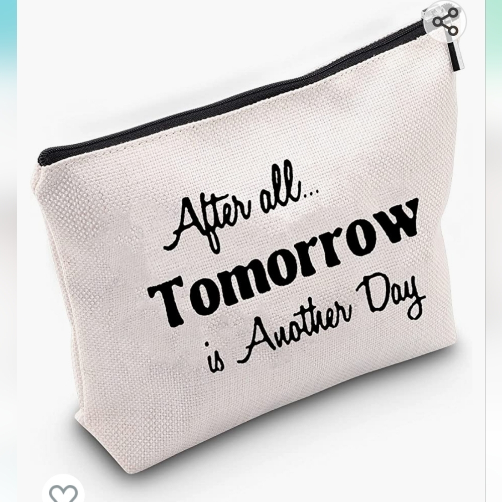 After All Tomorrow Is Another Day Makeup Bag - Picture 1 of 8